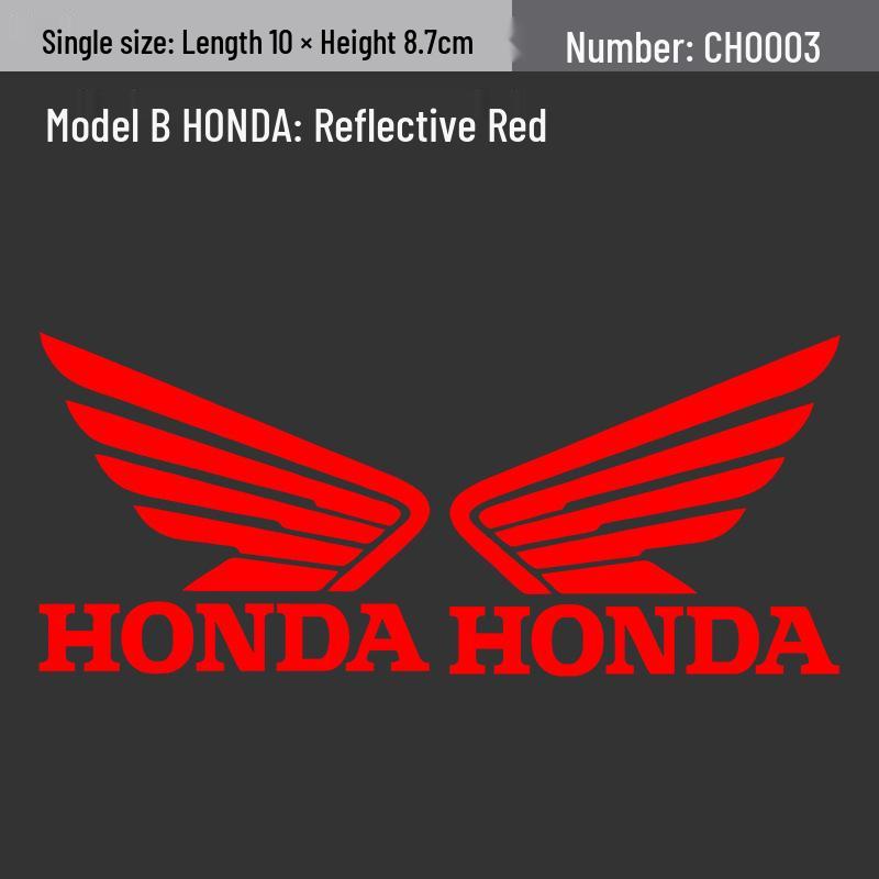Honda Wings Motorcycle Decals - Girly Cute Laser-Modified Stickers for Electric Bikes