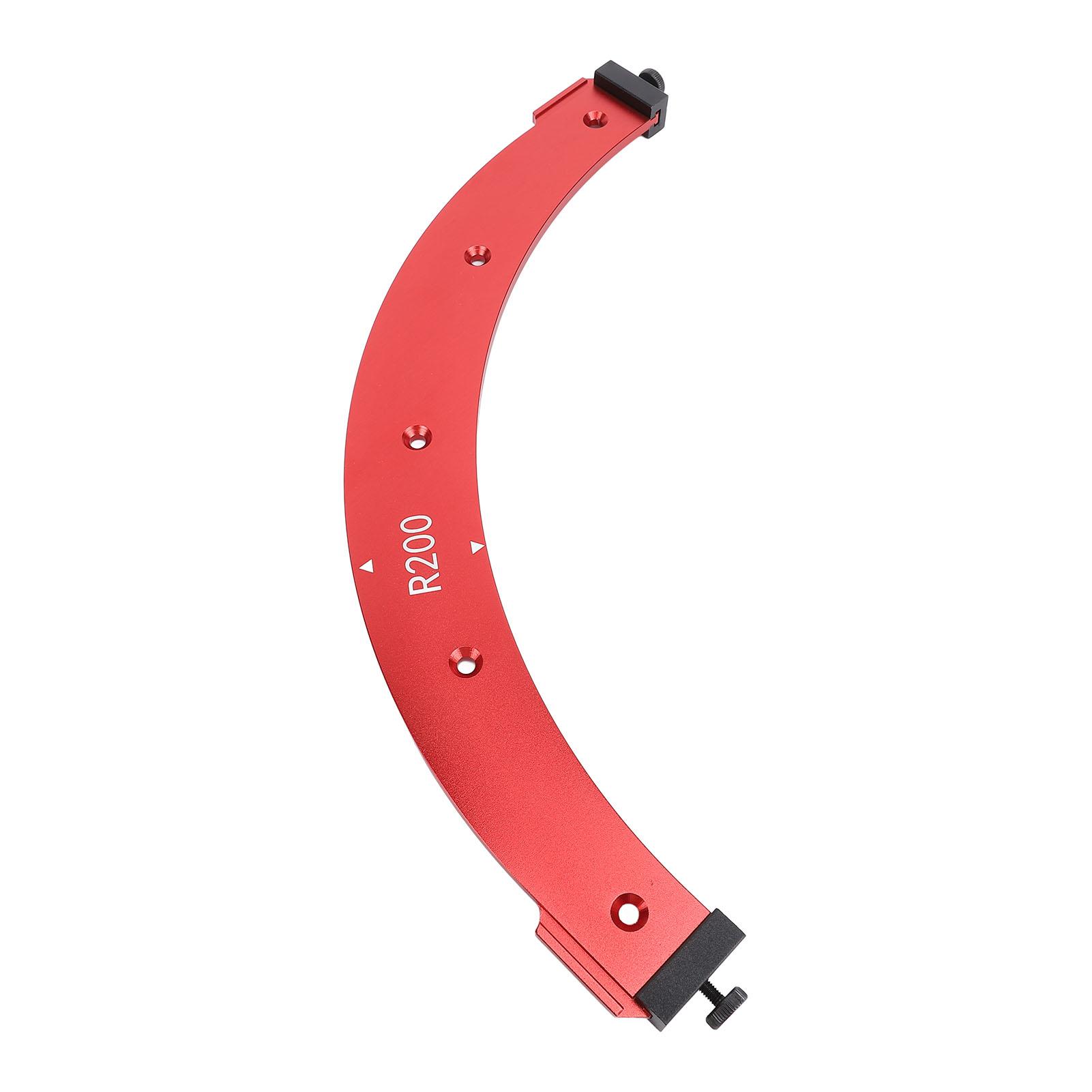 

Радиусный шаблон фрезерного станка для обработки дерева из алюминиевого сплава, угловая фрезеровка R200, вспомогательное оборудование для дуговой резки