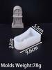 3D Multi Style Relief Cross Tombstone Candle Mold DIY Halloween Skull Soap Silicone Molds Plaster Resin Craft Making Home Decor