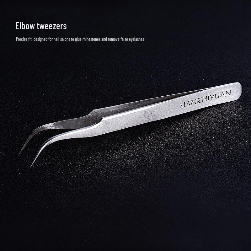 

Набор пинцетов для ногтей и ресниц из нержавеющей стали с инкрустированными бриллиантами Stainless Steel