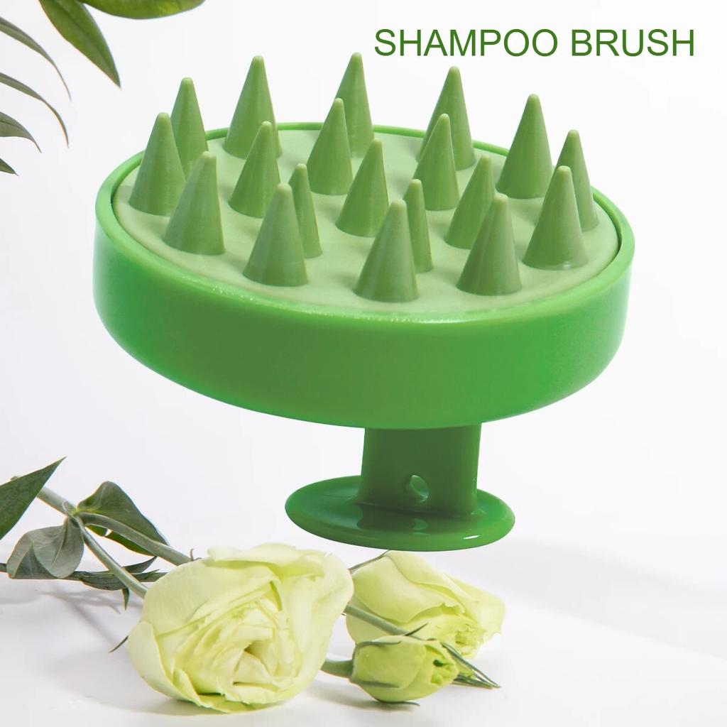 Magic Handle Silicone Scalp Massager Brush Shampoo & Body Spa Hair Scalp Massage Tool