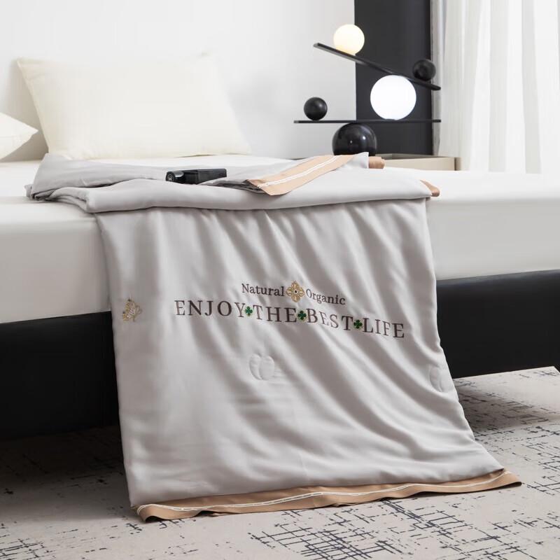 Muji Tencel Embroidered Silk Quilt
