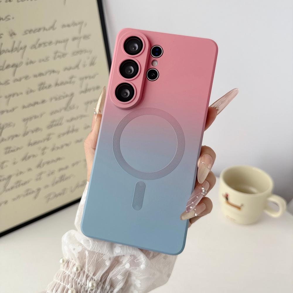 Gradient Color For Samsung Galaxy S26 Ultra Case Magnetic Circle Protection Protector Mobile Phone Case Cover