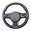 Hand Sewing Car Steering Wheel Cover Wrap For KIA Carnival III 2014 -