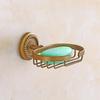All Copper Antique Bathroom Hardware Set Towel Rack Basket Bath Storage Organizer