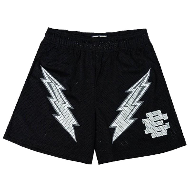 Eric Emanuel EE Herren Mesh Fitnessshorts Atmungsaktiv Jogging Training Lässige Sportbekleidung