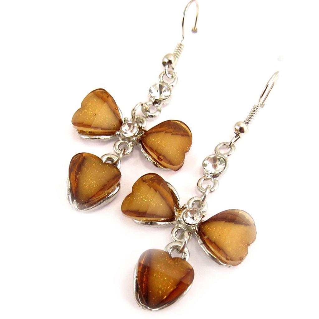 Les Trésors De Lily [C4827] - Brown 'Princesa' Earrings