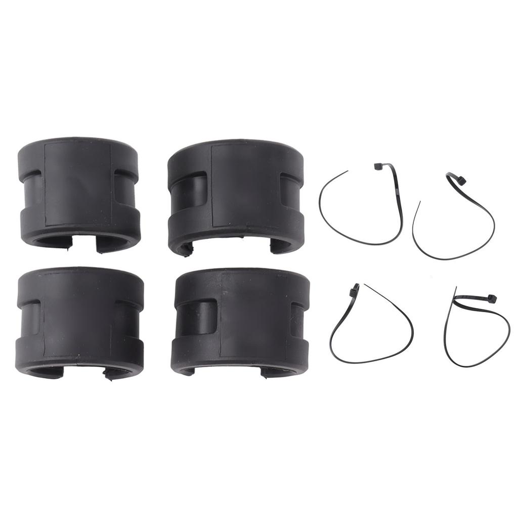 4Pcs Bike Chainstay Protector Bicycle Frame Protector Guard Pad Collision Rubber Protection Ring