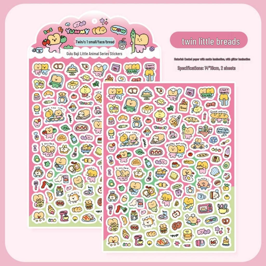 Tengyi Cute Cartoon Bear Stickers for DIY & Decorations