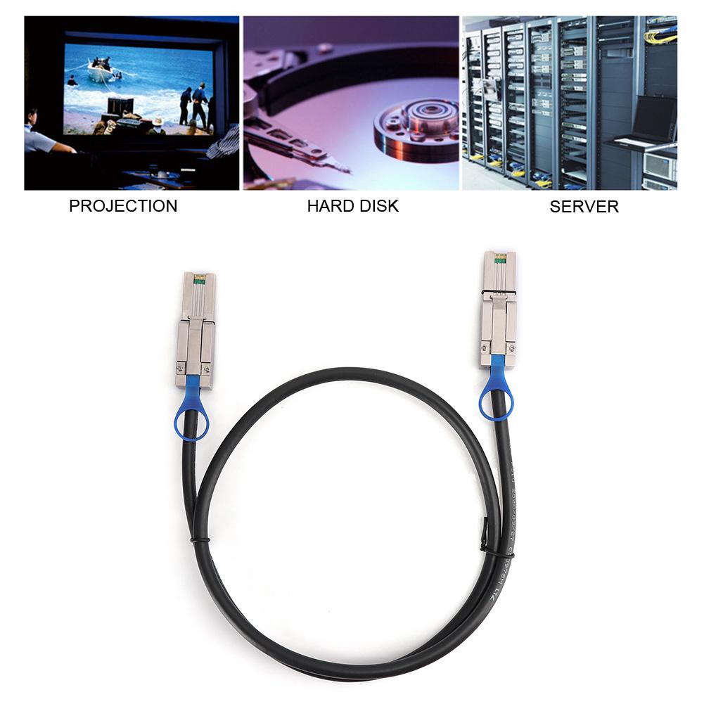 Server Cord Adapter Cable Mini SAS 26P SFF8088 to SFF8088 26P 1 Meter High-Speed Data