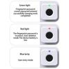 Without Key File Drawer Lock Fingerprint Cabinet Lock With Fast Biometrics Recognition Portable for Home and Office