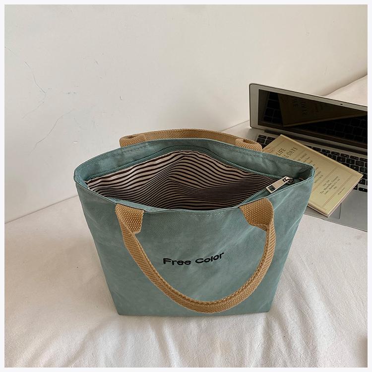 Large Capacity Women's Bag Letters Tote Bag Commuter Shoulder Bag