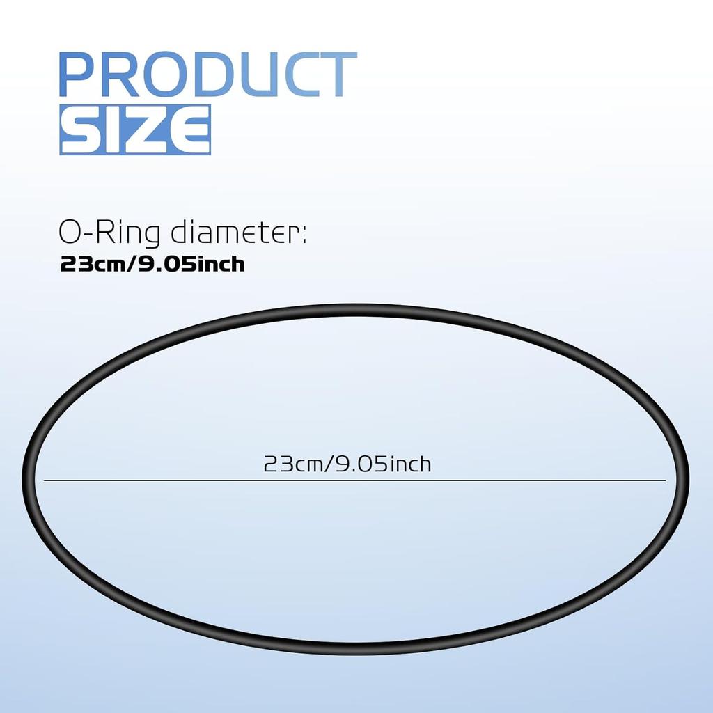 006713F O Ring Gasket for Raypak Heater Heat Exchanger, Pool Heater O-Ring Gasket 185-405 206-406 207-407-Kit, Pool Heater Replacement Parts