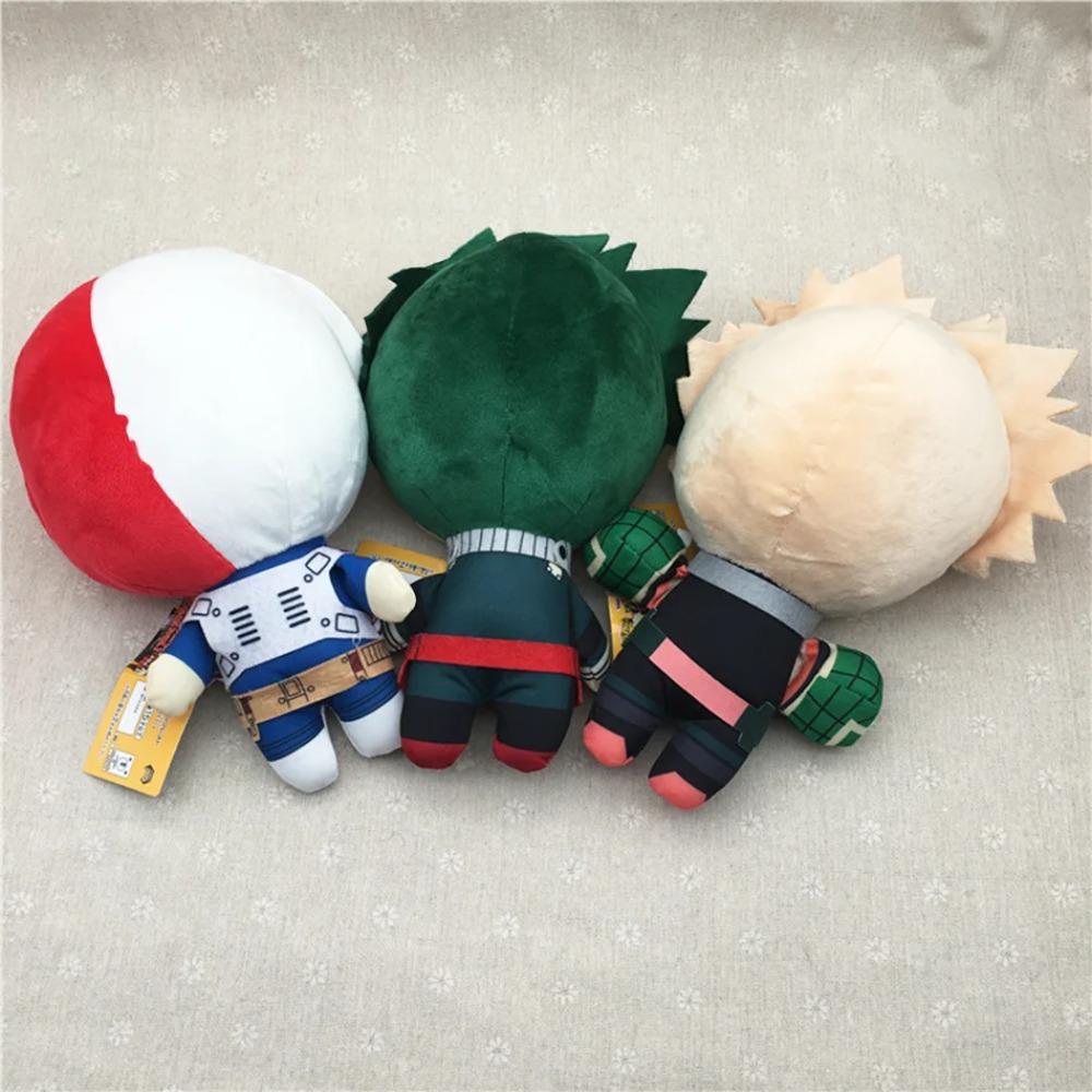 Anime 15-27cm My Hero Academia Plüschtiere Cartoon Izuku Midoriya Katsuki Bakugou Shouto Todoroki Stoffpuppen Kindergeschenke