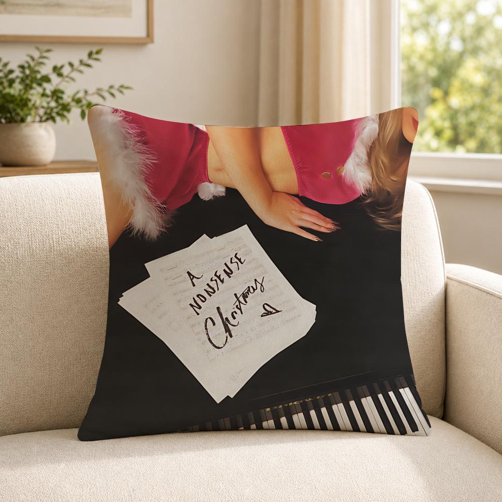 Singer SSabrina CCarpenter Cushion Cover Soft Short Plush SkinFriendly Cushion Case for MultiScene Use