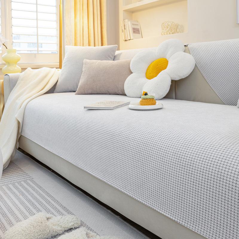 Chenille Sofa Cushion, Universal for All Seasons, Simple Modern Anti-slip Cushion, New Sofa Cover Cover