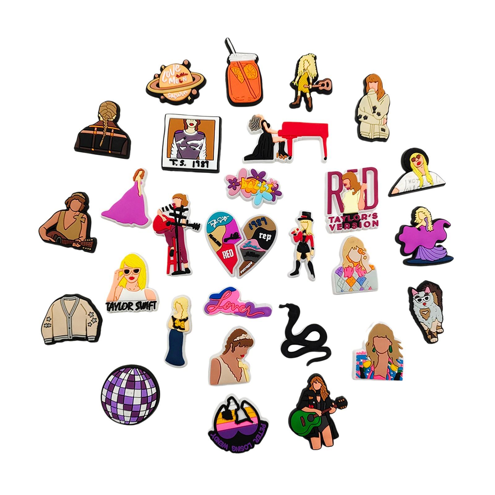 

29 шт., подвеска в виде крокодила, подходит для любой обуви с отверстиями, лучший подарок для любителей мультфильмов, сделай сам, подвеска в виде крокодила, аксессуары для вечеринок One Size