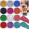 Teenager Body Glitter Face Glitter Gel Makeup 12 Colors Festival