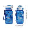 600Ml Creative Cartoon Kids Sippy Cup Water Bottles With Straws And Lids Spill Proof Portable Toddlers Beverage Cups
