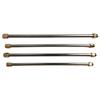 Spray Wand for Gutter Cleaning Compatible with Pressure Washer Featuring Straight and Curved Rods and Multiple Nozzles