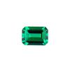 Aocai Baoshi Cultured Colombian Emerald with Rectangular Beveled Cut Main and Side Stones (2*4mm to 13*18mm)