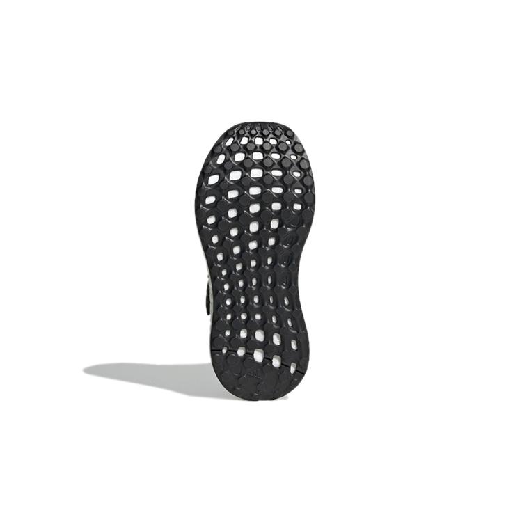 Adidas Abrasion Resistant High top Kids' Running Shoes Black White Kids' FZ2505