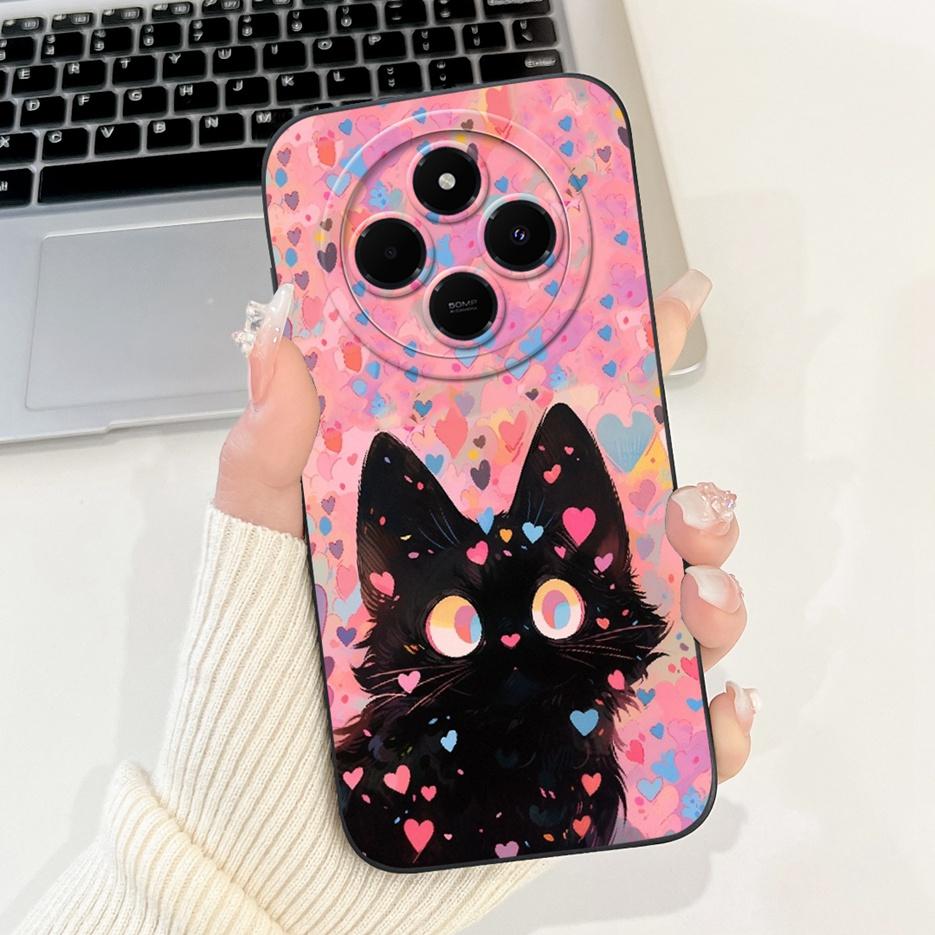 For Xiaomi Redmi 14C Case PocoC75 Cute Panda Cartoon Cover Soft TPU Phone Case For Xiaomi Poco C75 C 75 Redmi14C Back Cover Bags