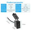 Pphone Charger Adapter Outlet USB Charger Socket Power Adapter Charging Station USB Car Charger