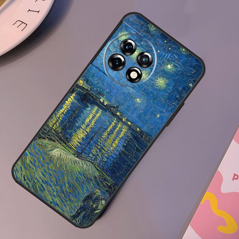 Van Gogh Art Oil Painting Case For OnePlus 12 11 9 10 Pro 9RT 10T 10R 12R OnePlus Nord CE 2 3 Lite 2T N10 N20 Cover