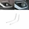 Chrome Front Fog Lamp Light Eyebrow Cover Trim For Mitsubishi Outlander 2019-21
