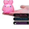 Schylling Needoo Nice Cube Simulation Rabbit Pinching, Stress Relief, Anxiety Relief, Sensory Toys, Focus On Defects, ADHD Popul