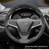 Suitable for Chevrolet Anti-Slip Buckle Segmented Suede Steering Wheel Cover Suitable for Celze Spark Captiva Orlando Lacetti
