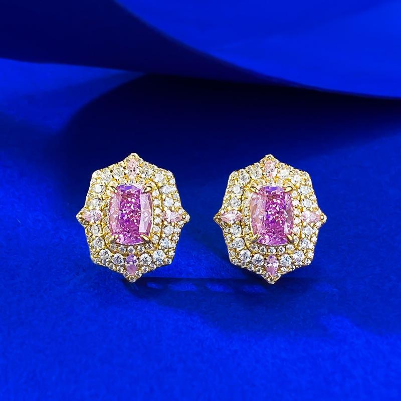 

Zhuozhifan S925 Sterling Silver Dream Heart Woven Stud Earrings S925 Silver