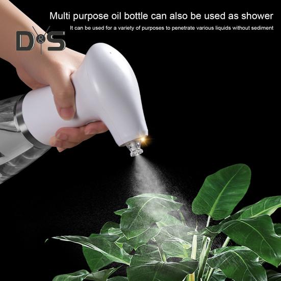 240ml velká láhev s rozprašovačem na olej Rovnoměrná atomizace Praktický průhledný rozprašovač na tělový olej