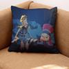 BLUE LOCK Cushion Cover Premium Comfort Reversible Pillow Cove -Two in One Design for Any Room & Car Interior