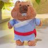 Ural Groundhog Plush Keychain With Clothing And Scarf Design For Backpack And Bag Decor
