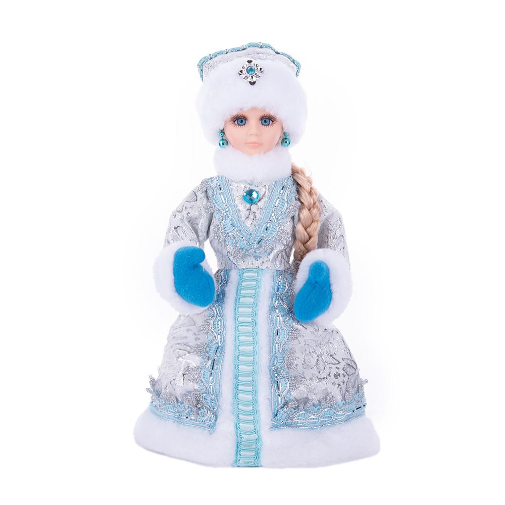 Ice Blue & Silver Snegurochka Plush Ornament