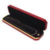 Bracelet Gift Box Flocking Inside Elegant Protective Jewelry Storage Display Case with Light for Wedding EngagementRed