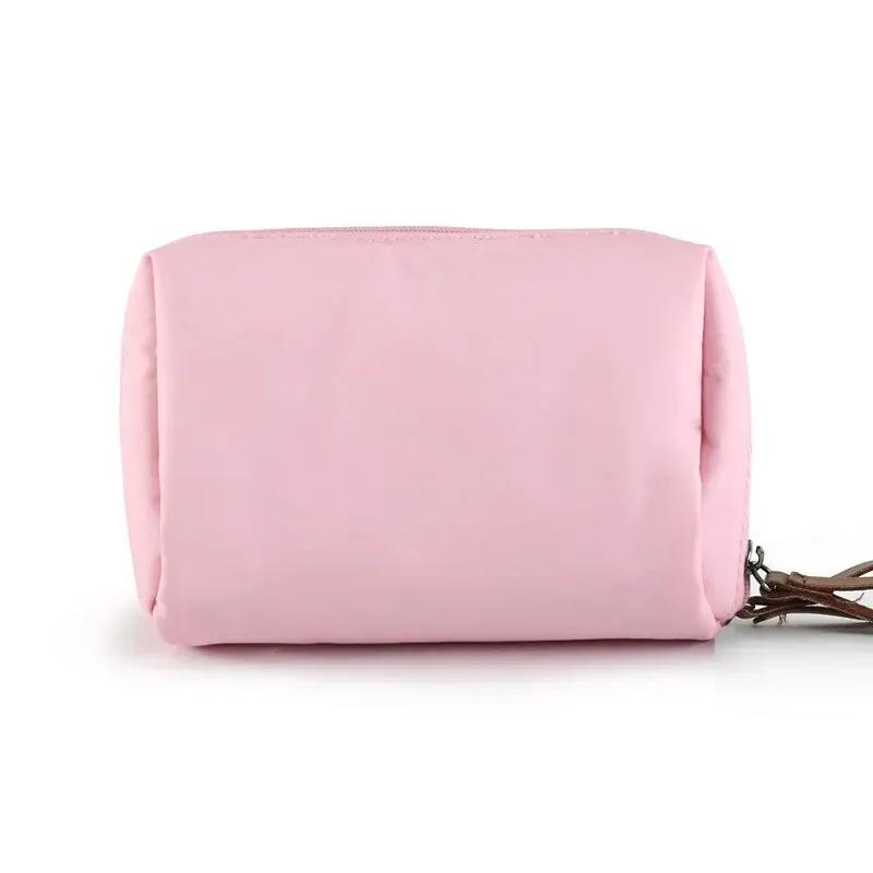 Women's Small Bag Toiletry Bag Portable Mini Solid Color Korean Makeup Bag Large Capacity Waterproof Storage Clutch Bag