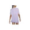 Nike Solid Color Dopamine Quick-Dry Loose Casual Short Sleeve Drop Shoulder T-Shirt Women T-Shirts Purple FN2815512