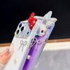 Japan and Korea IMD for iPhone17Promax mobile phone case Apple 16Pro pearl 15 bow case