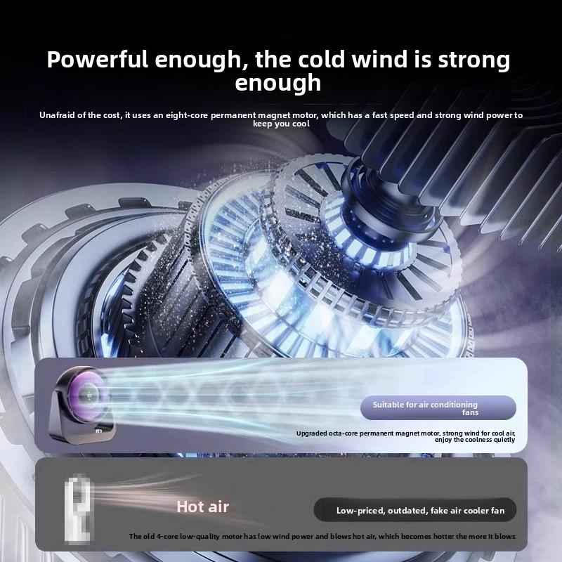 Ventilador de escritorio portátil recargable USB silencioso para oficina y dormitorio