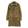Green Made In Japan Coat 1 Brown With Epaulettes Women Used