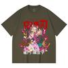 230 Gsm 100% Cotton Demon Slayer V72 Nezuko Print Unisex Heavy Cotton T Shirt