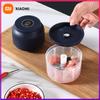 Xiaomi Electric Garlic Masher Crusher Kitchen Food Chopper USB Portable Meat Grinder Vegetable Chopper for Kitchen Gadgets Christmas