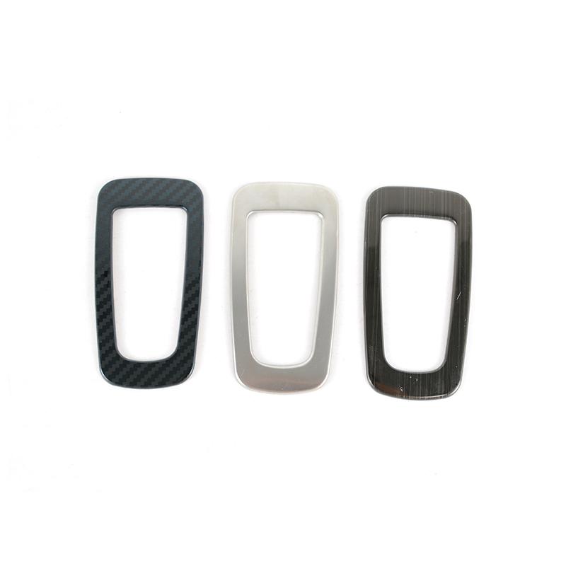 Car Console Electronic Handbrake P Button Frame Decoration Trim For Mercedes Benz C Class W205 GLC X253 2015-20 Stainless Steel