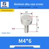 Knurled Aluminum Alloy Hand-Tightening Knob - M3M4M5M6M8 Sizes.
