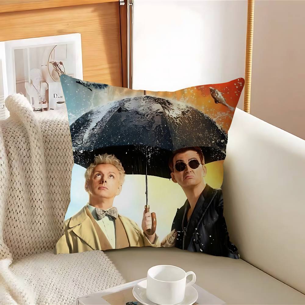 Klassische TV-Serie G-GoodS O-Omen Kissenbezug Abnehmbarer Waschbarer Kissenbezug – Ganzjährig Weiches Leinen