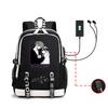 Popular Sunman, Sasaki And Miyano, Peripheral Printed Backpacks, Student Large-Capacity Schoolbags, Travel Bags