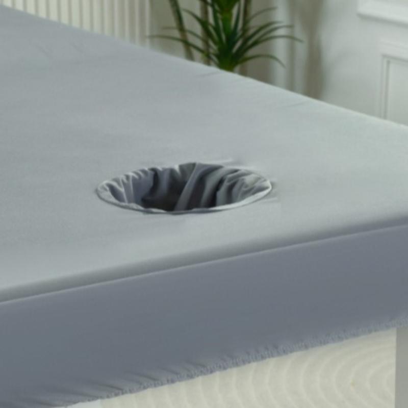 Beauty Salon Sheets Protective Cover New Solid Color Waterproof Massage Physiotherapy Sheets Elastic All-inclusive with Holes